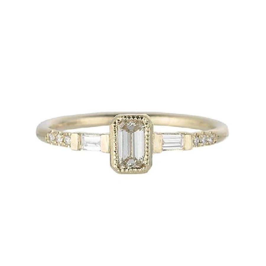 Rings Tomfoolery London | Emerald Cut Diamond Ring