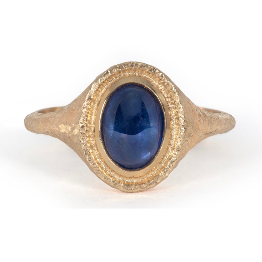 Rings Tomfoolery London | There'S Plenty Sapphire Signet Ring