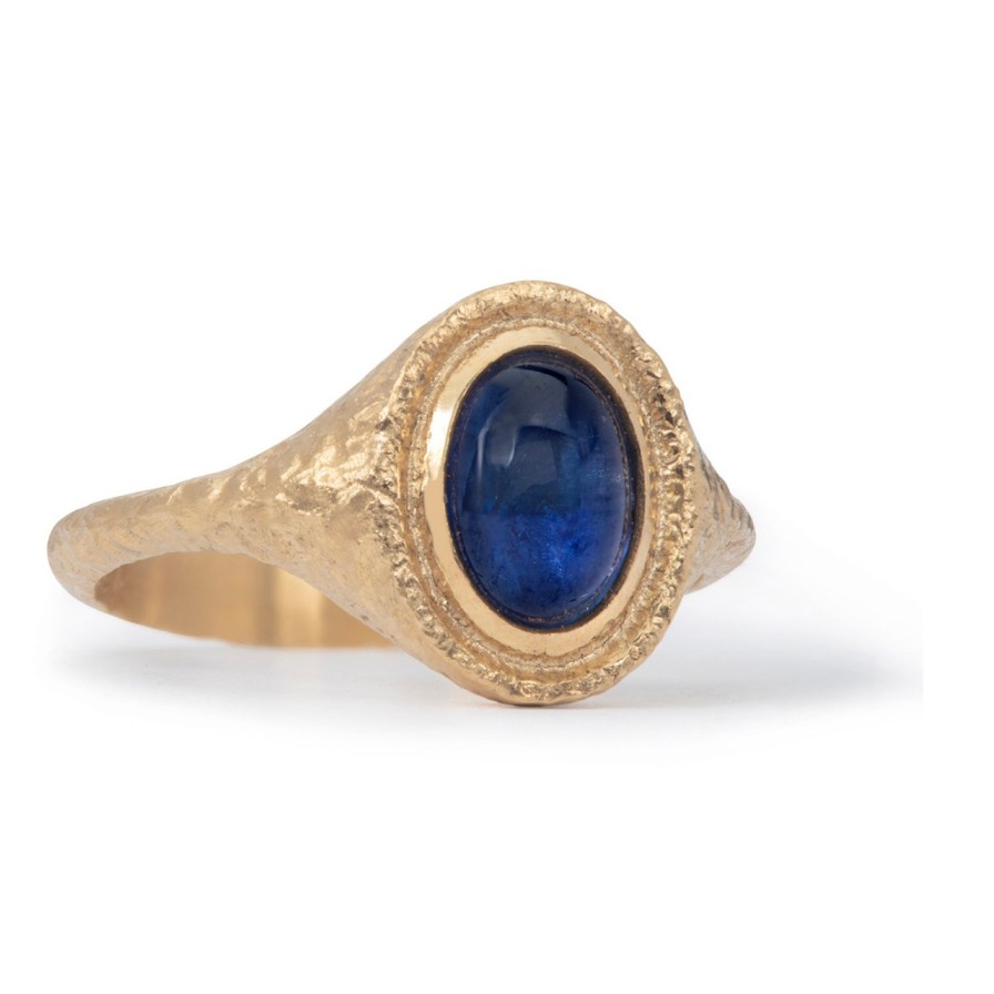 Rings Tomfoolery London | There'S Plenty Sapphire Signet Ring