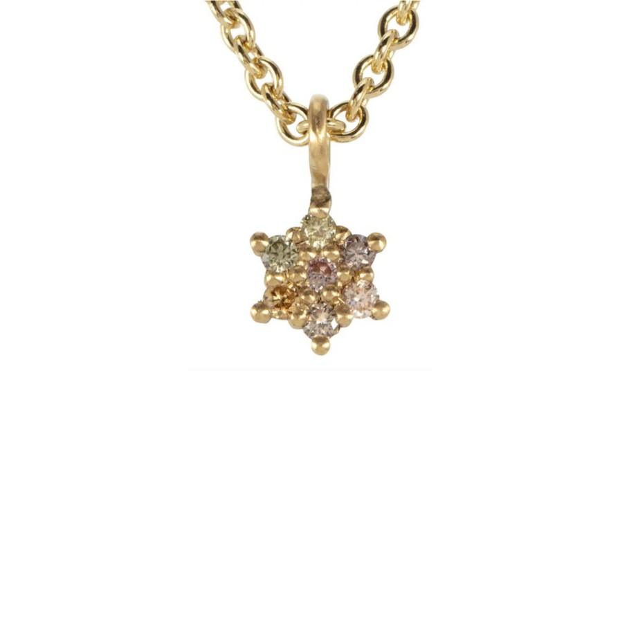 Necklaces Tomfoolery London | Dancer Diamond Pendant