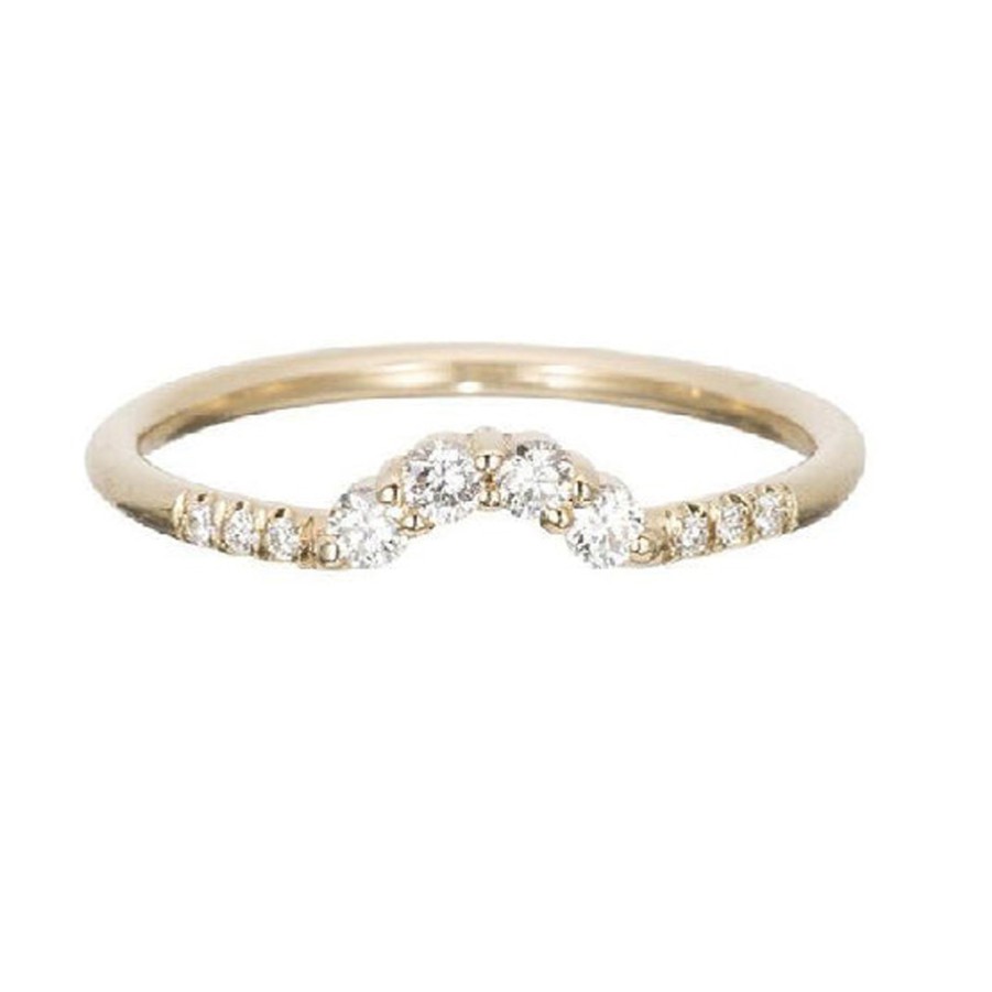 Rings Tomfoolery London | Diamond Arch Ring