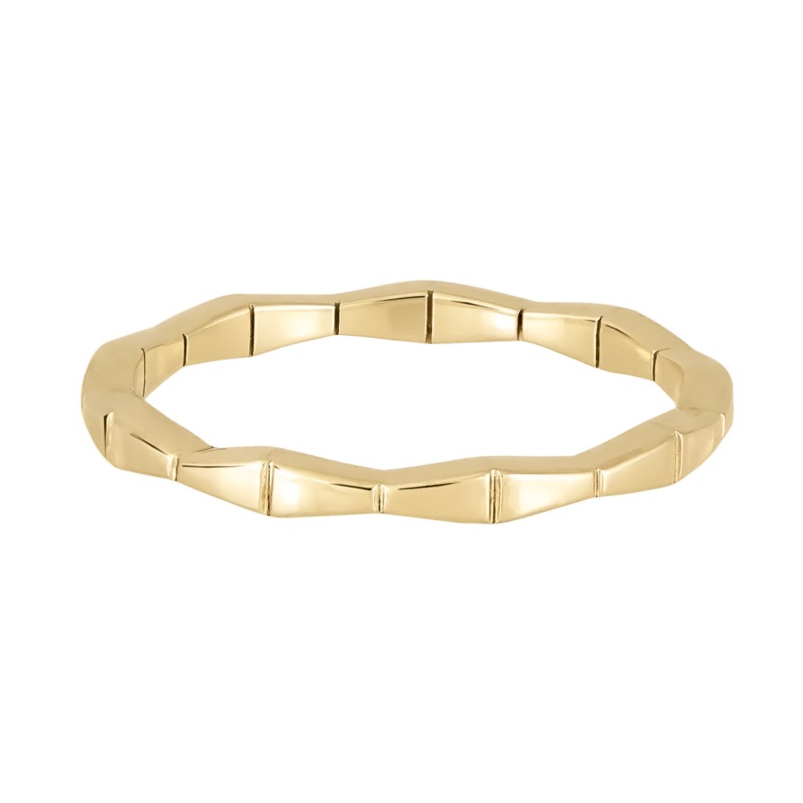 Rings Tomfoolery London | Tapered Baguette Band