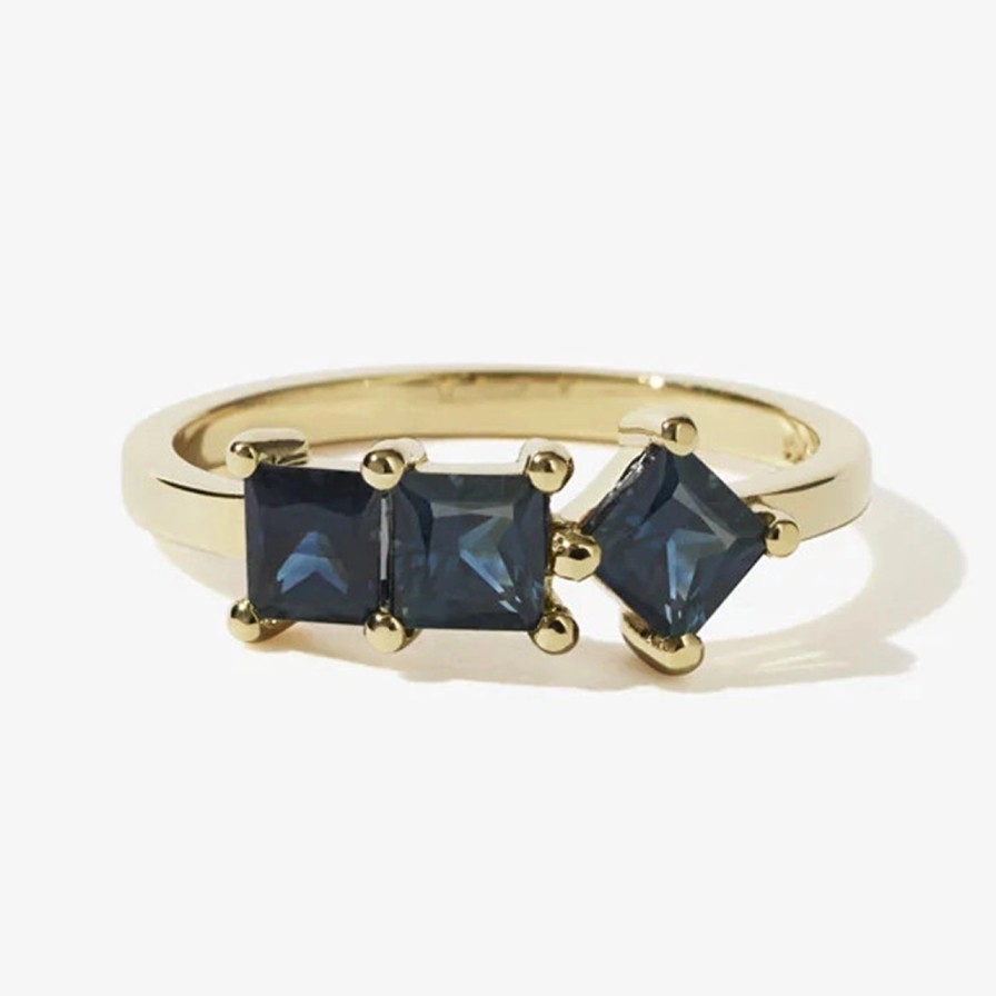 Rings Tomfoolery London | 14Ct Yellow Gold & Blue Sapphire Imogen Ring