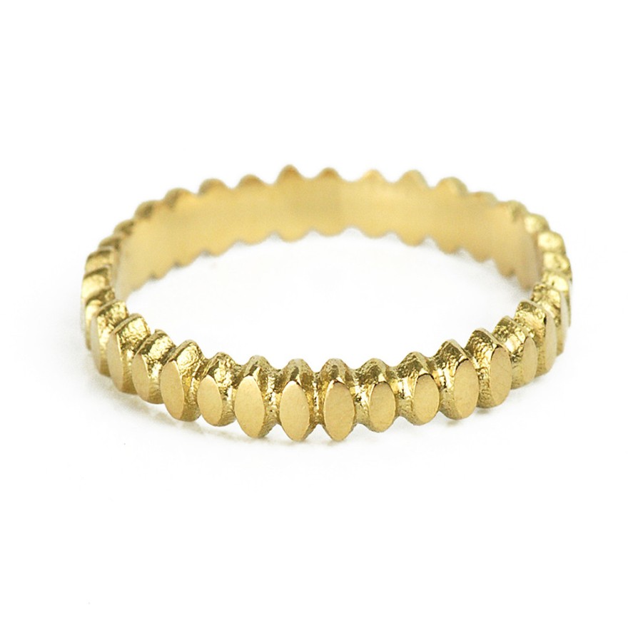 Rings Tomfoolery London | 18Ct Yellow Gold Seeds Band