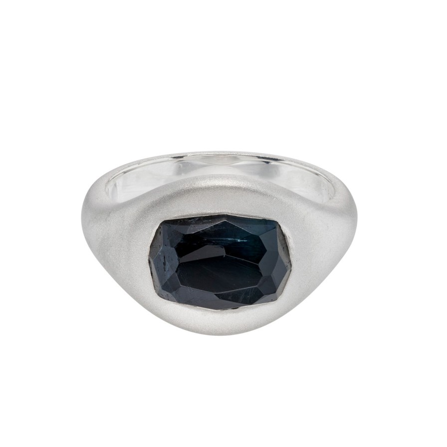 Rings Tomfoolery London | Tourmaline Curved Ring 0.2