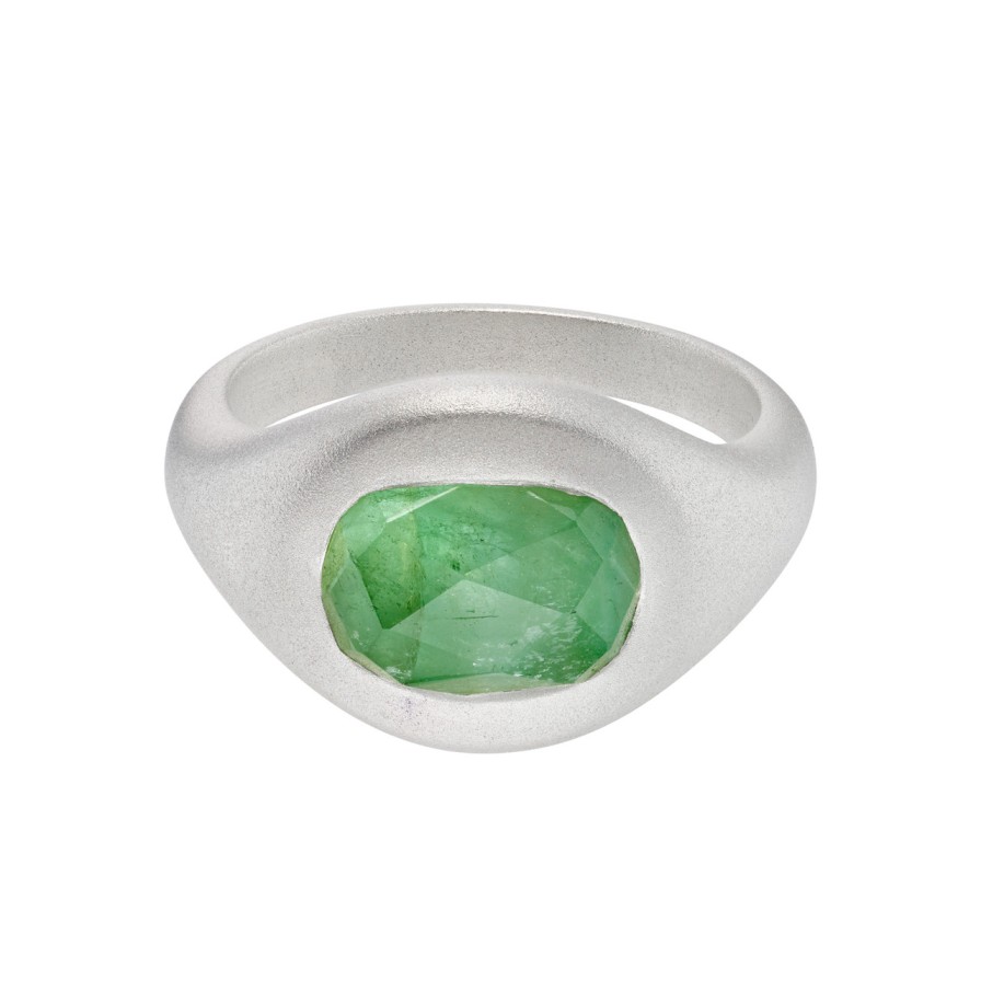 Rings Tomfoolery London | Tourmaline Curved Ring 0.1