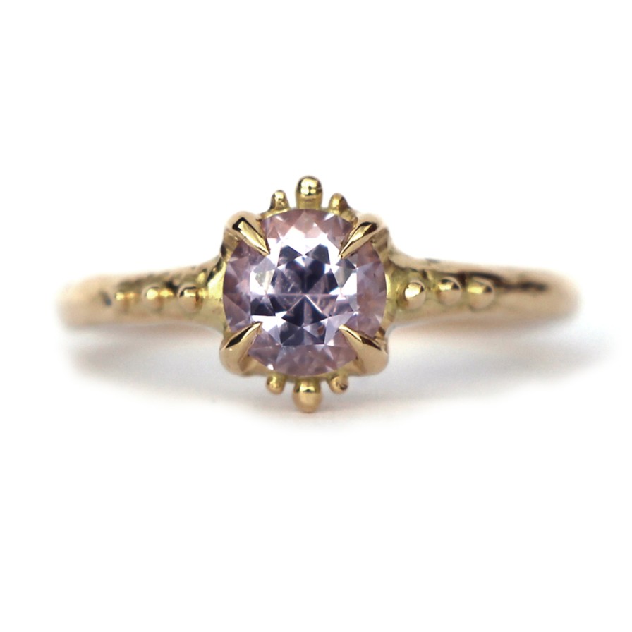 Rings Tomfoolery London | Purple Sapphire Solitaire Into The Deep Ring