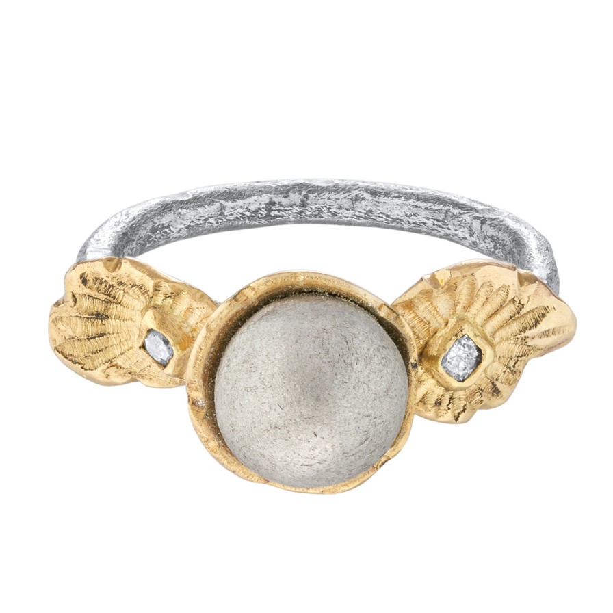 Rings Tomfoolery London | A Forever Love Ring In Silver & 14Ct Yellow Gold