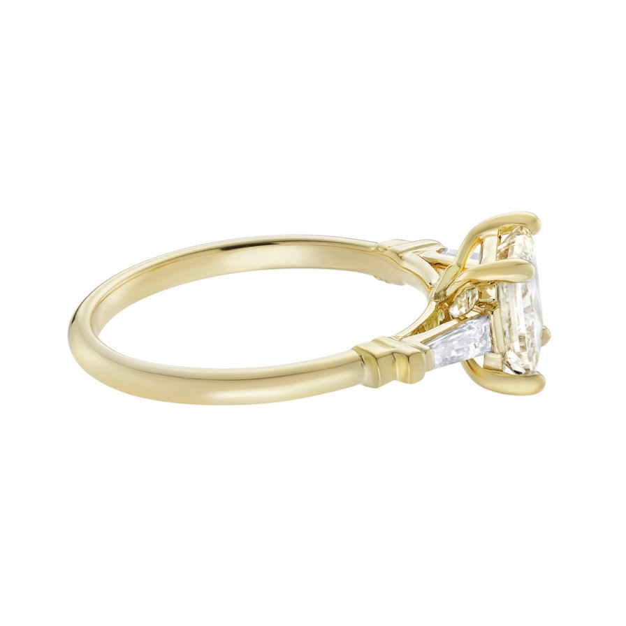 Rings Tomfoolery London | Adelphi 1.51Ct Princess Cut Lemon Diamond Ring