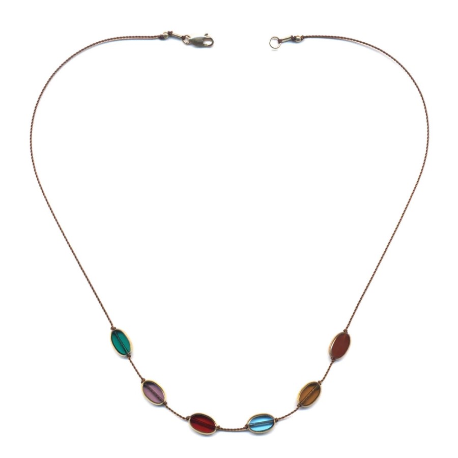 Necklaces Tomfoolery London | Marc Chagall Glass Bead Necklace