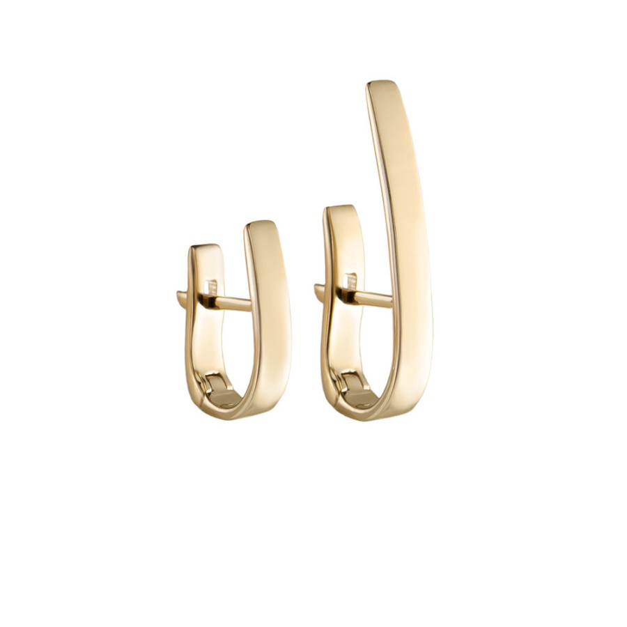 Earrings Tomfoolery London | Long London Bar Huggie