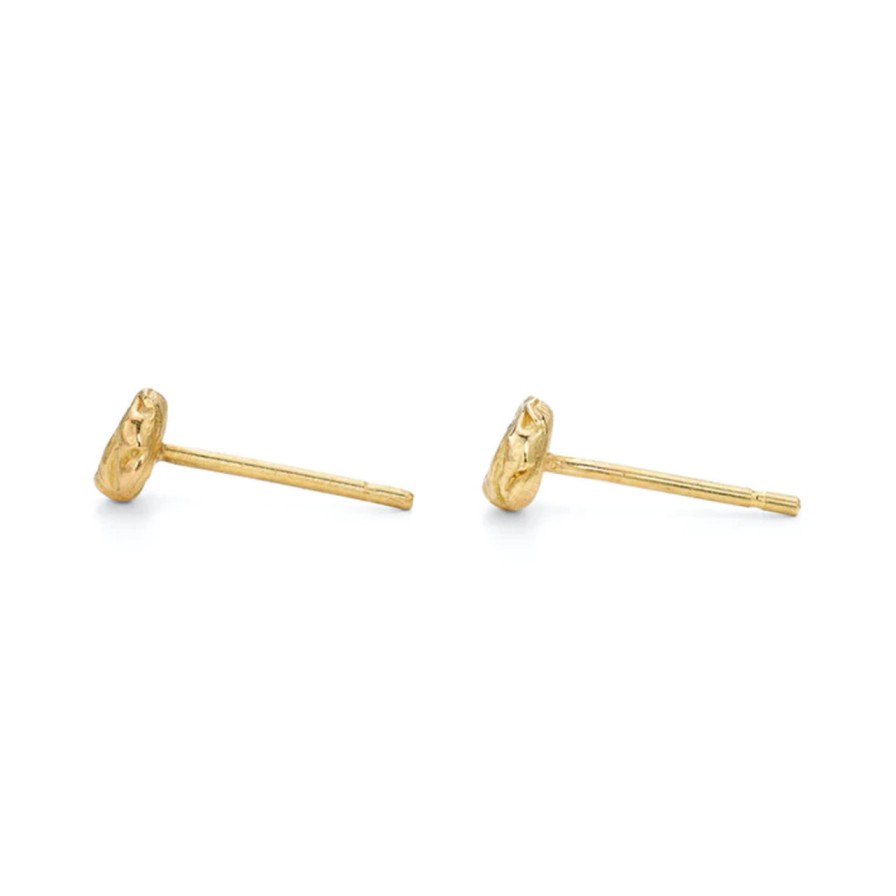 Earrings Tomfoolery London | Diamond Nugget Studs