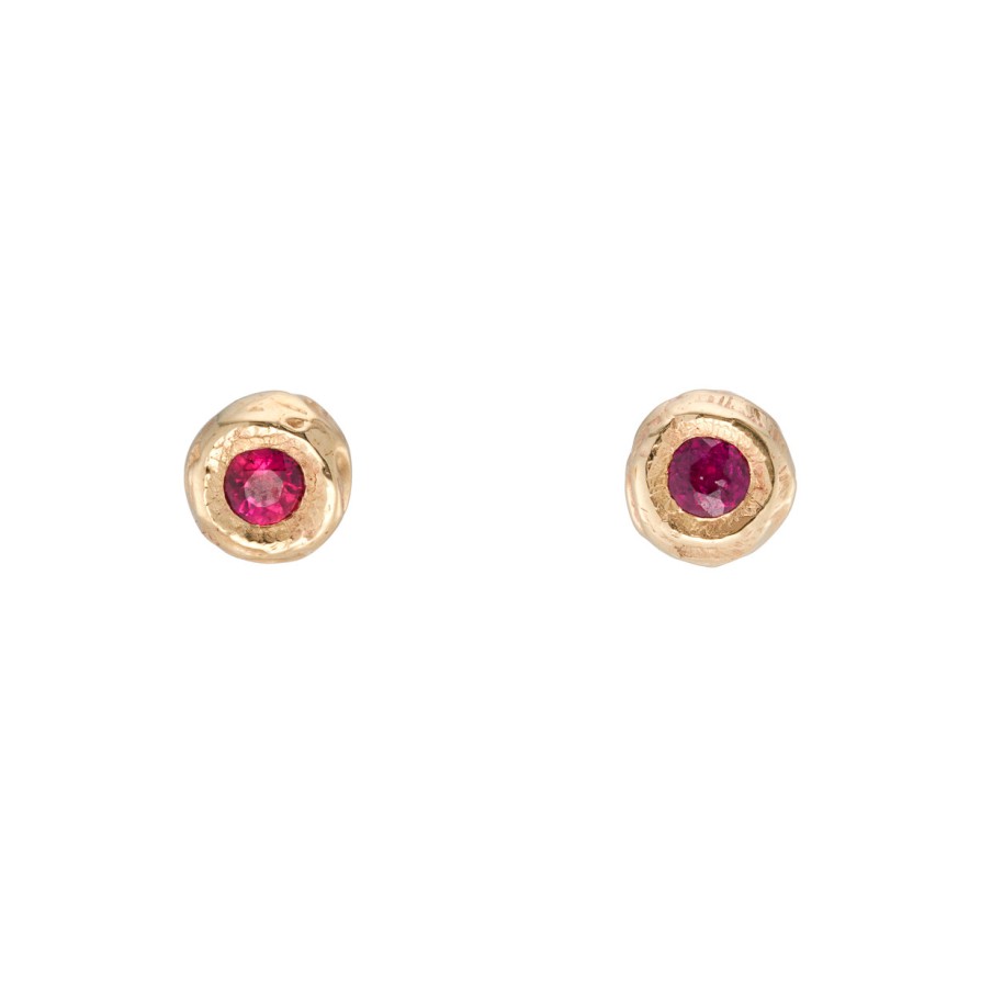 Earrings Tomfoolery London | Ruby Aster Studs