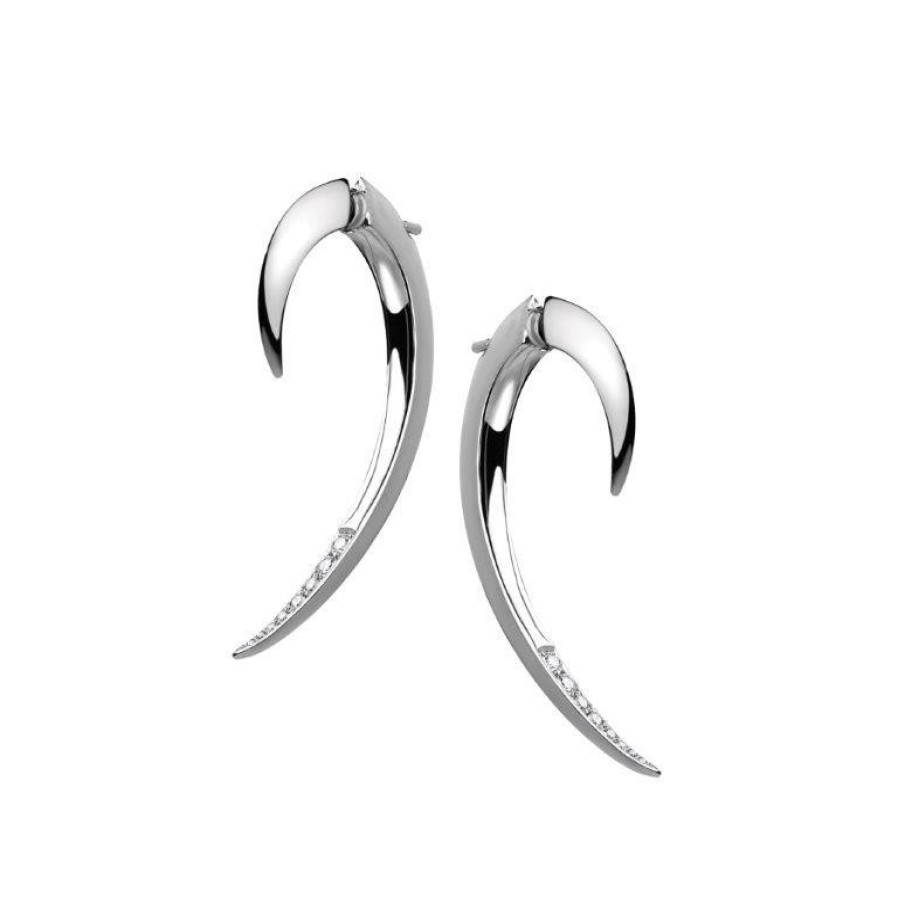 Earrings Tomfoolery London | Diamond Hook Earrings