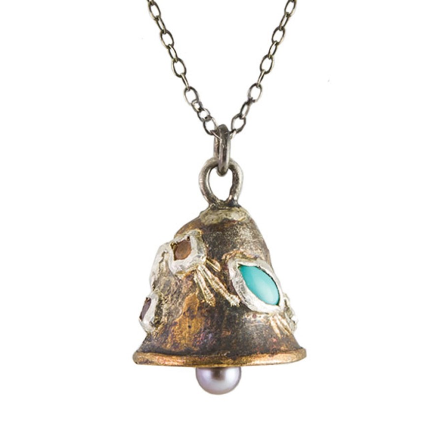 Necklaces Tomfoolery London | The Bells We Heard In Paris' Multi Stone Necklace