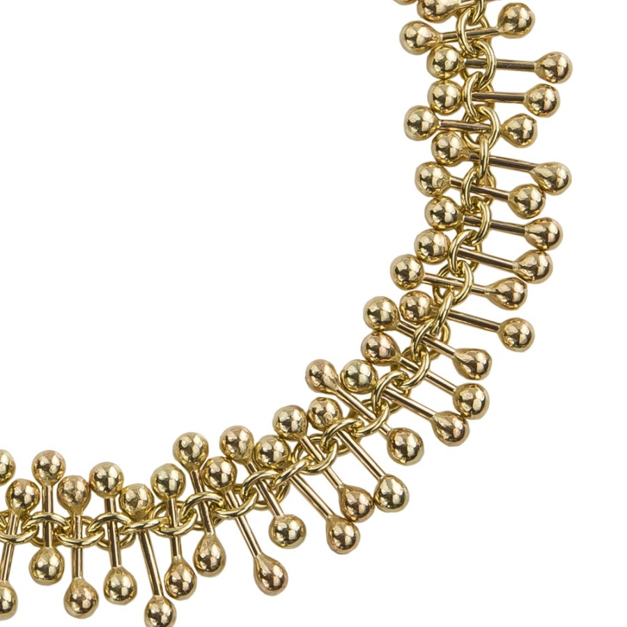 Bracelets Tomfoolery London | Molecule 9Ct Yellow Gold Bracelet