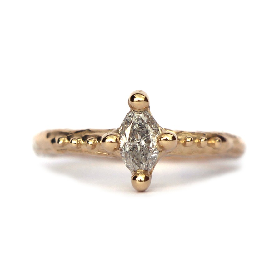 Rings Tomfoolery London | Marquise Diamond Urchin Ring