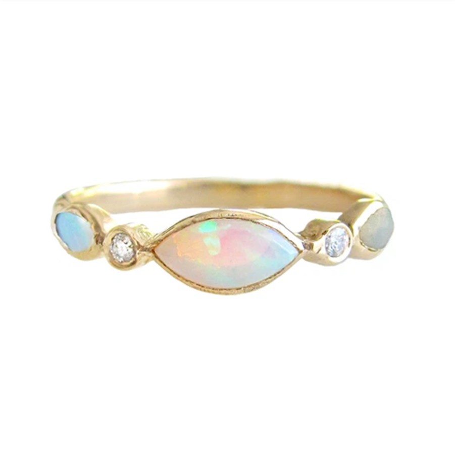 Rings Tomfoolery London | Aurora Opal Ring