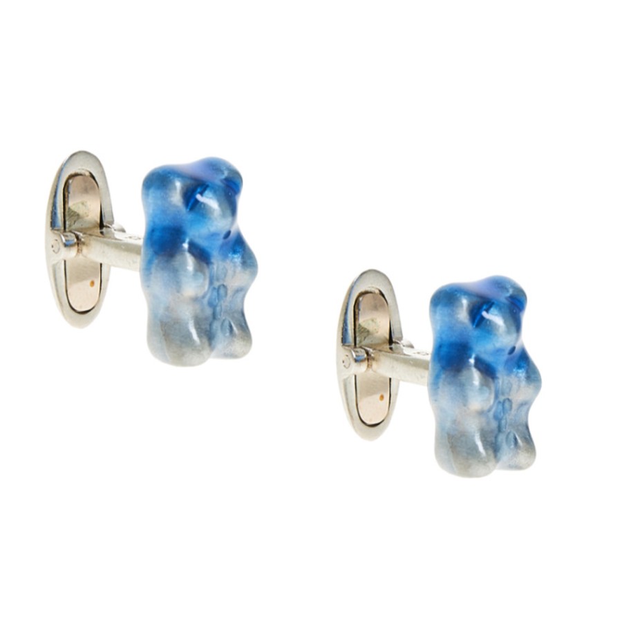 Cufflinks Tomfoolery London | Blue Ombre Gummy Bear Cufflinks