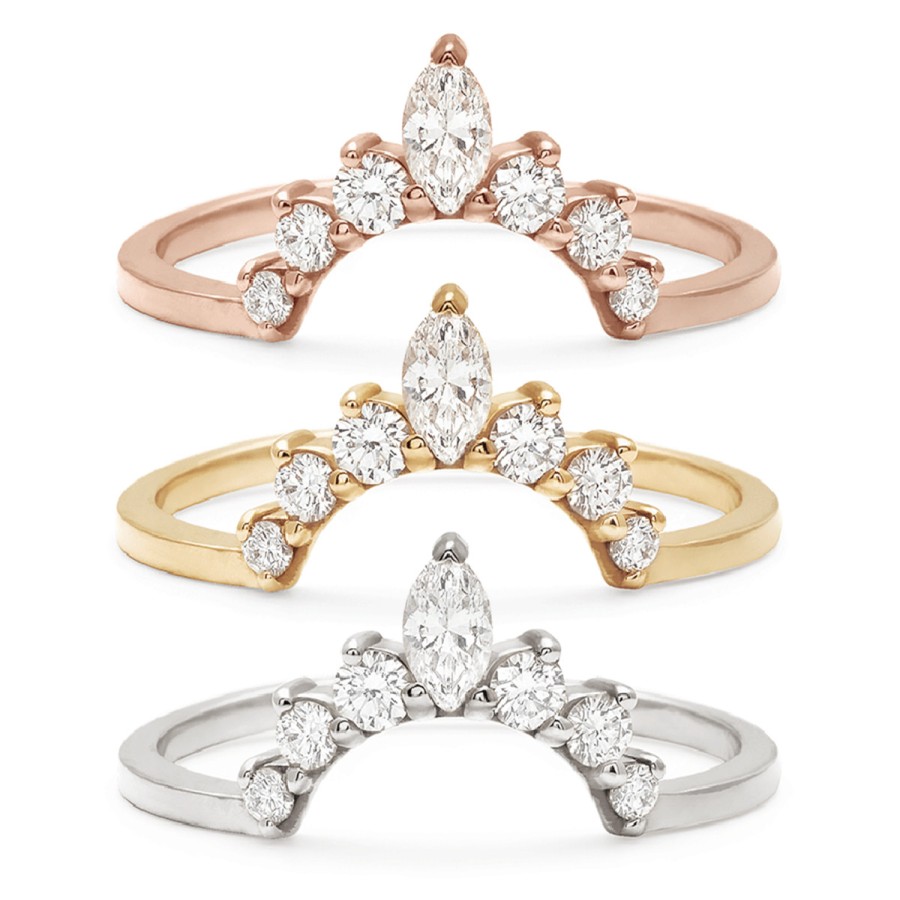 Rings Tomfoolery London | Marquise Tiara Band