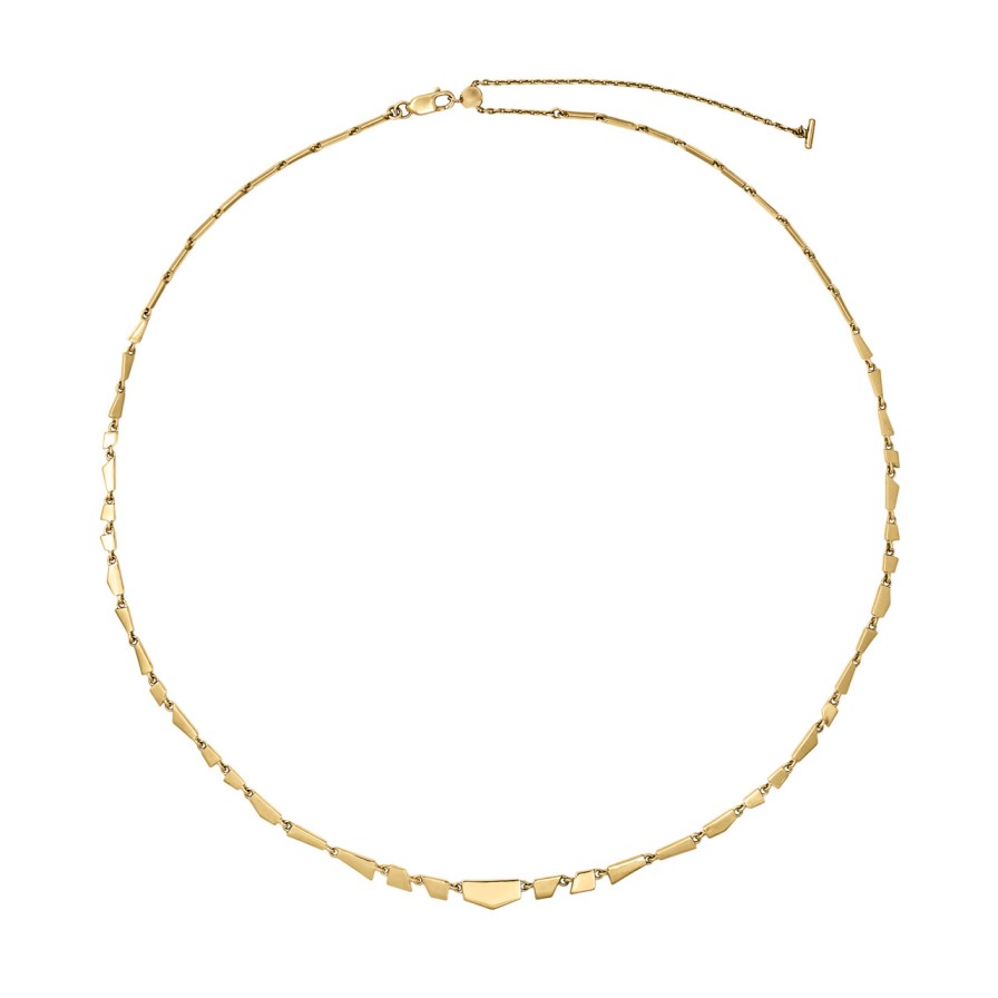 Necklaces Tomfoolery London | Gold Tesserae Necklace