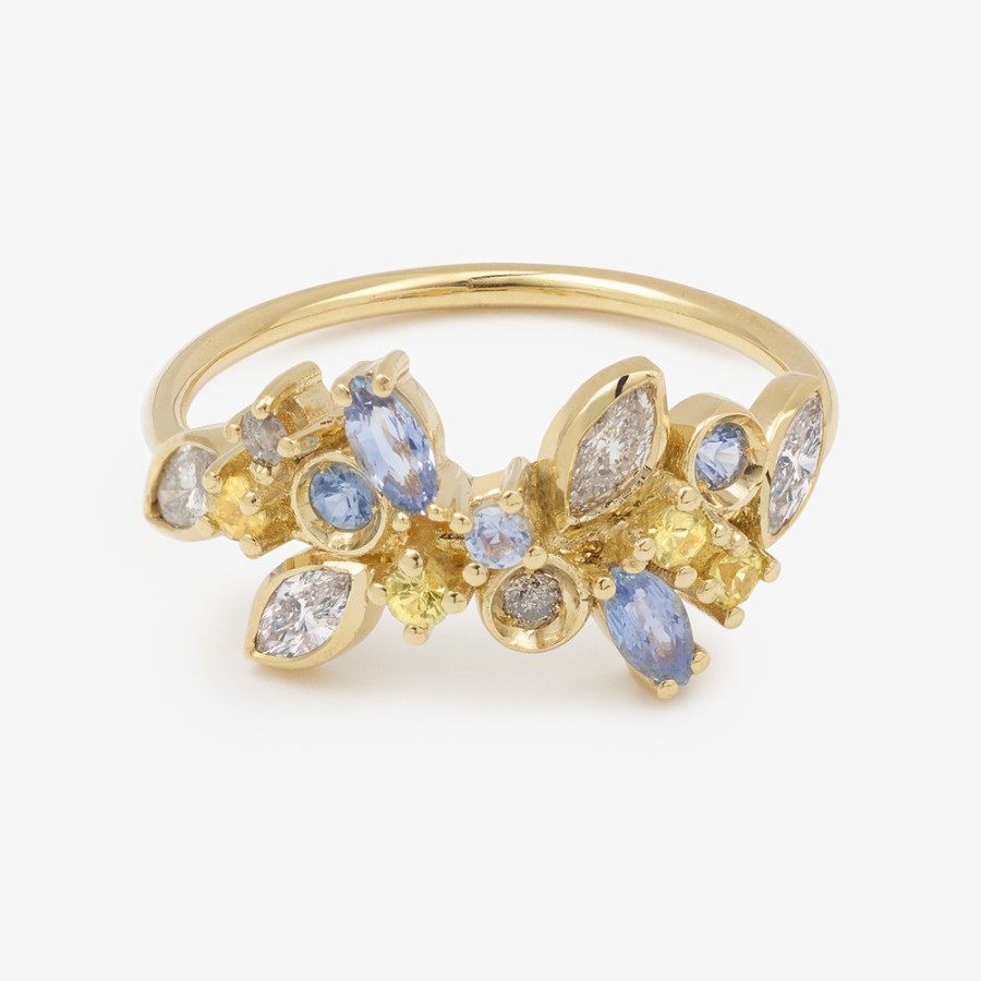 Rings Tomfoolery London | Cam Lia Diamond & Sapphire Ring