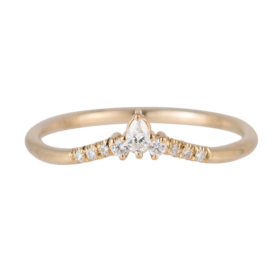 Rings Tomfoolery London | Diamond Peak Ring