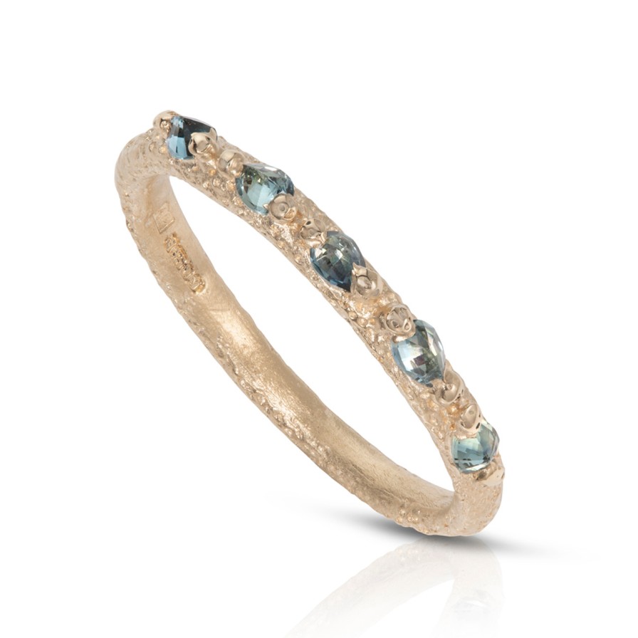 Rings Tomfoolery London | Blue Sapphire Mermaid Ring