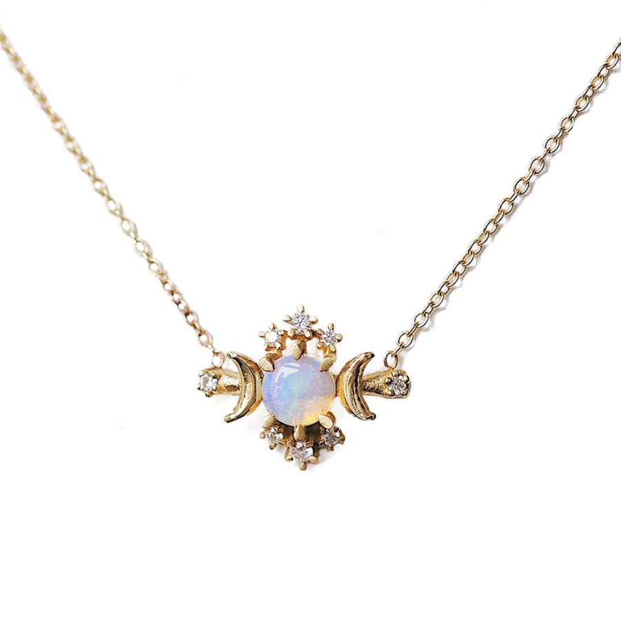 Necklaces Tomfoolery London | Opal Wandering Star Necklace