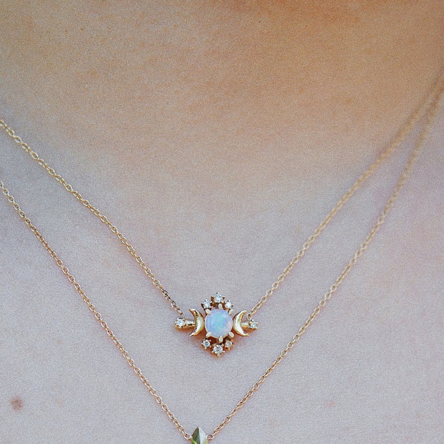 Necklaces Tomfoolery London | Opal Wandering Star Necklace