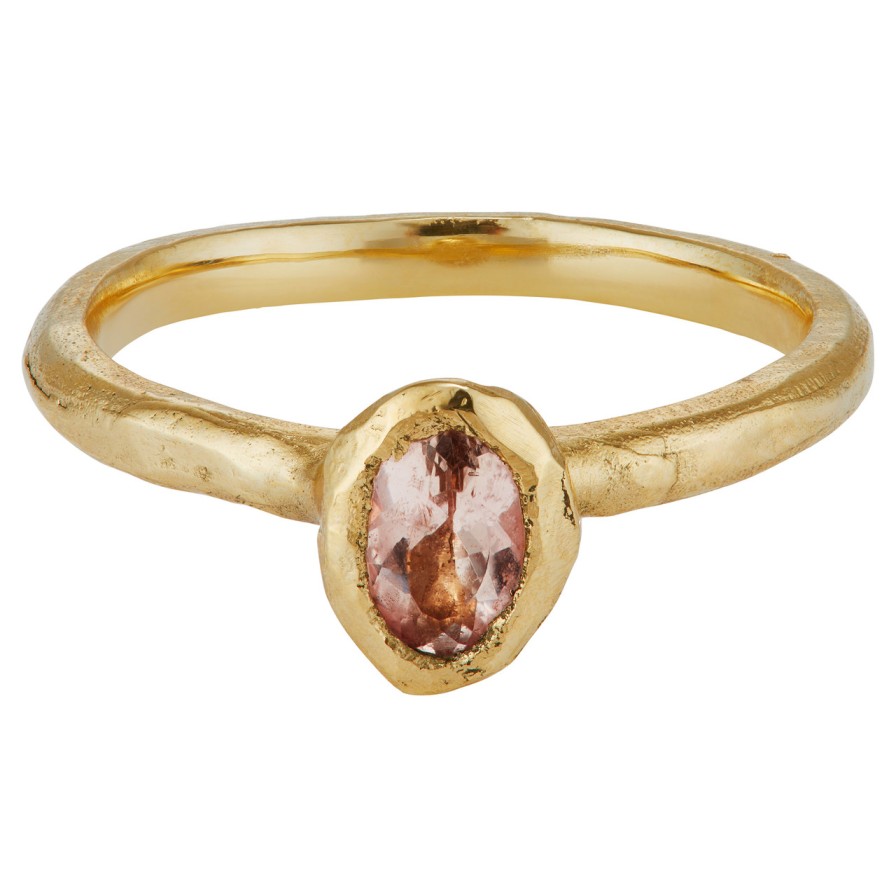 Rings Tomfoolery London | Tf Exclusive Oval Morganite Ring