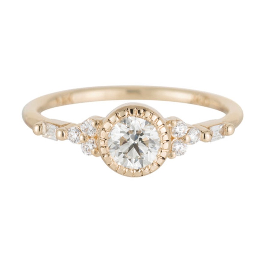 Rings Tomfoolery London | Large Round Poeme Diamond Ring