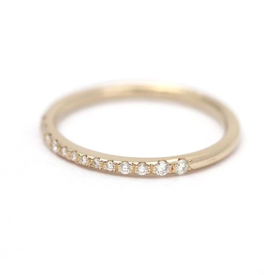 Rings Tomfoolery London | Micro Pave Diamond Band