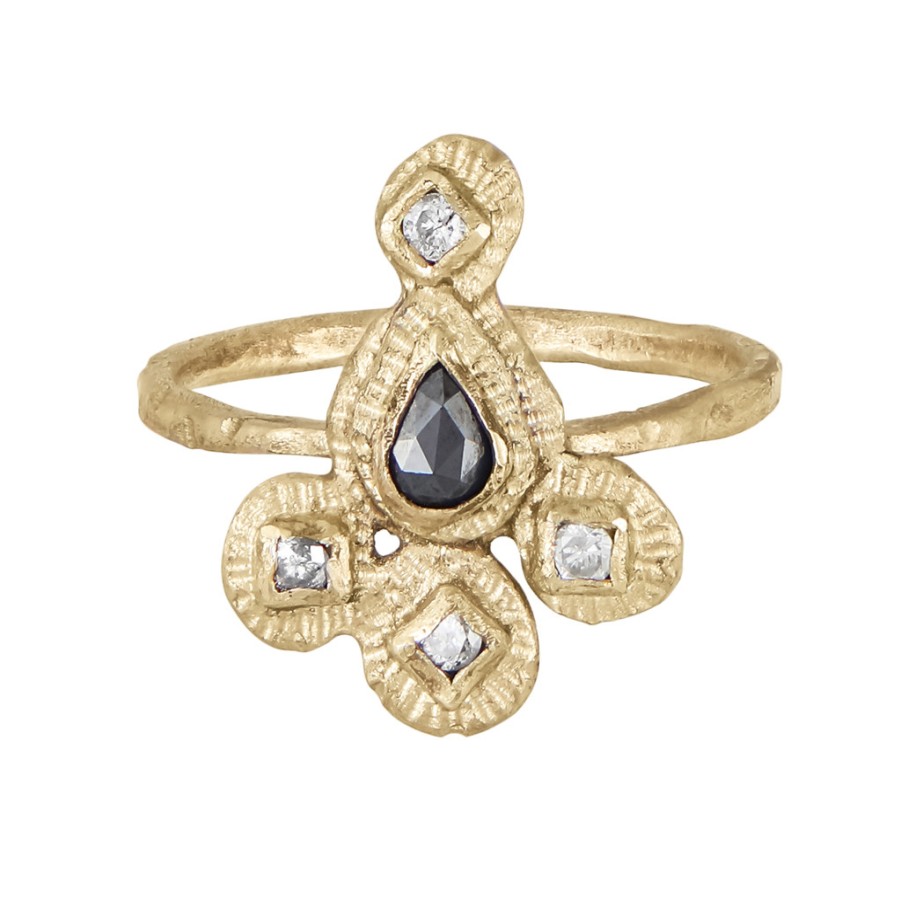 Rings Tomfoolery London | 14Ct Yellow Gold Paisley Ring