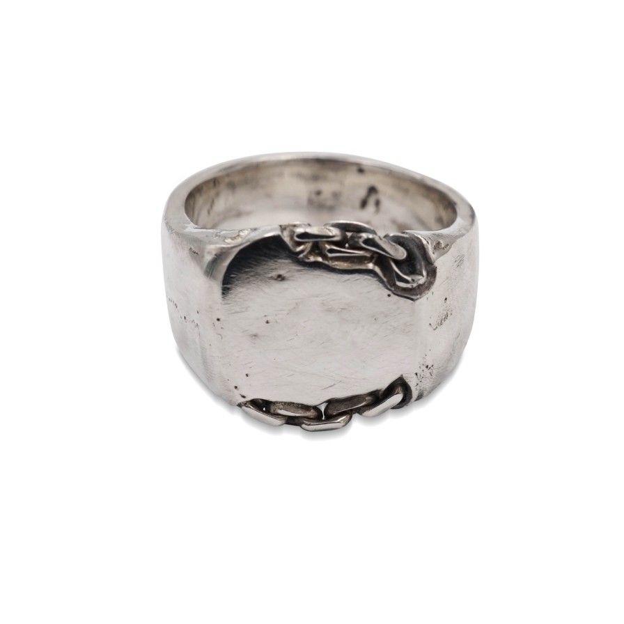 Rings Tomfoolery London | Cartena Signet Ring In Silver