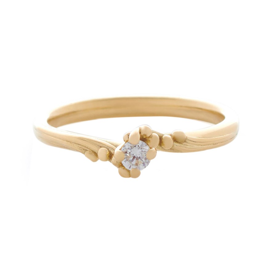 Rings Tomfoolery London | 18Ct Yellow Gold & Diamond Solitaire Ring