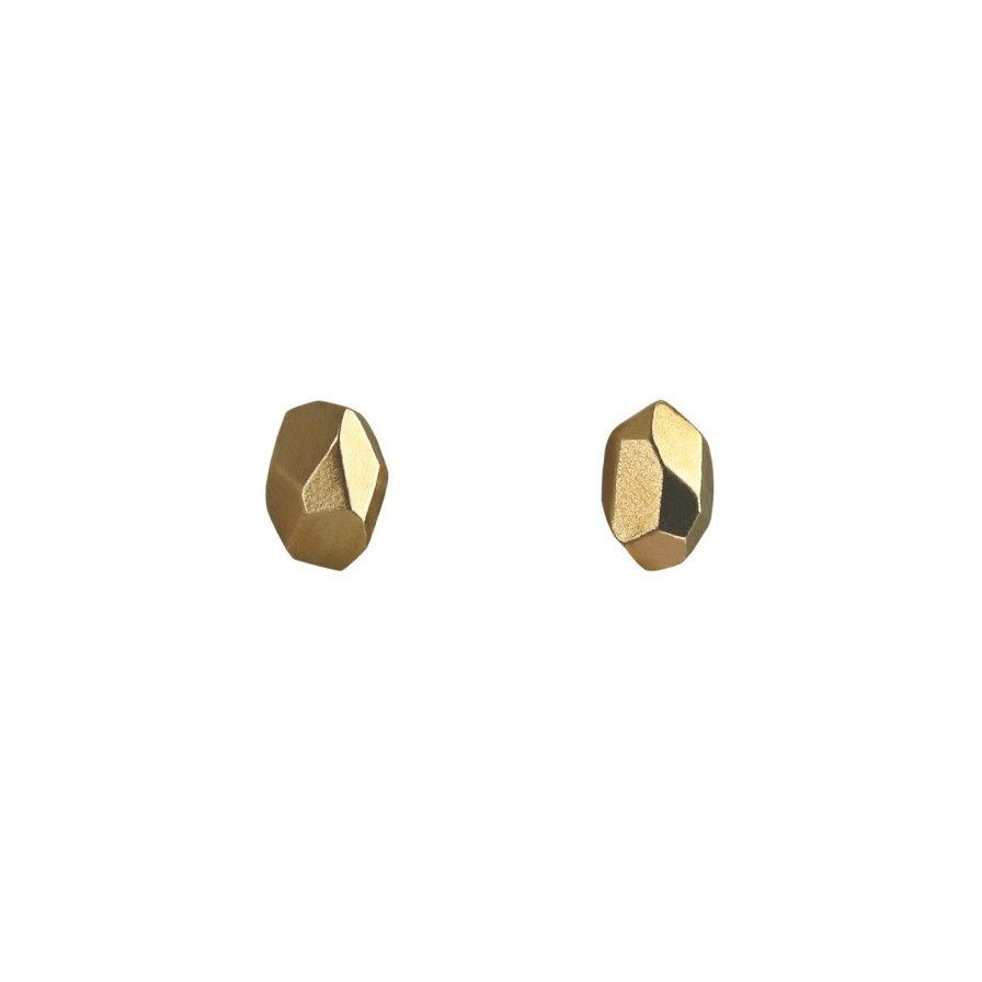 Earrings Tomfoolery London | Gea 9Ct Gold Mini Studs