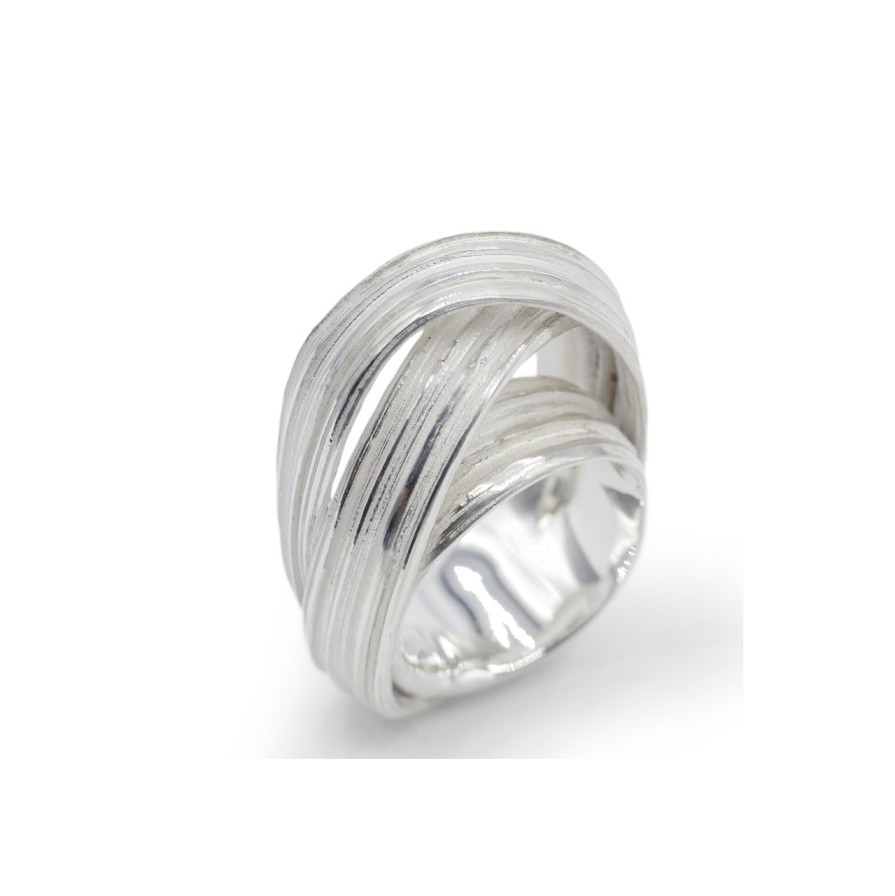 Rings Tomfoolery London | Absolu Silver 'Waltz' Ring