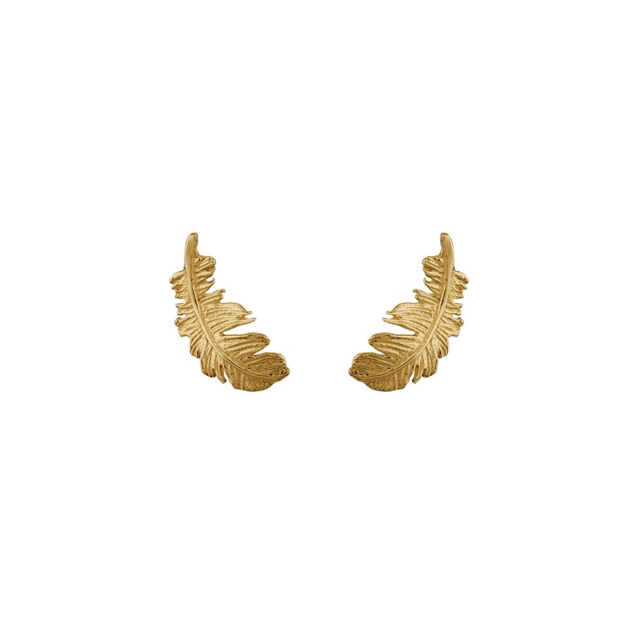 Earrings Tomfoolery London | Plume Feather Stud Earrings