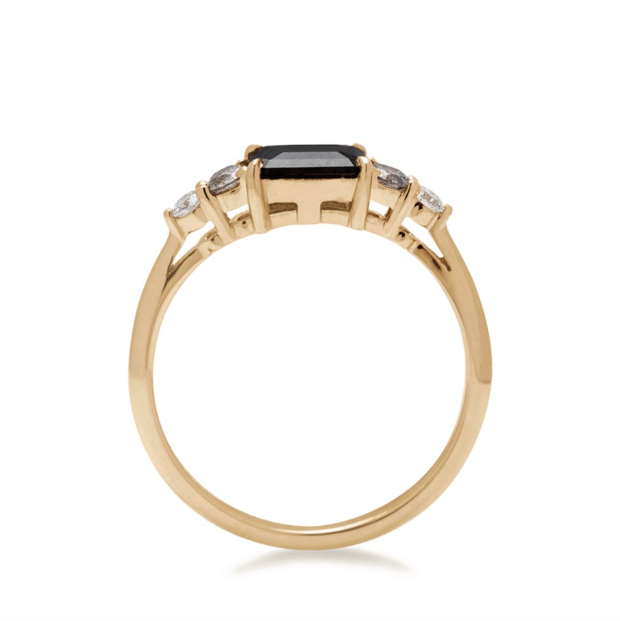 Rings Tomfoolery London | Bea Black Diamond Five Stone Ring