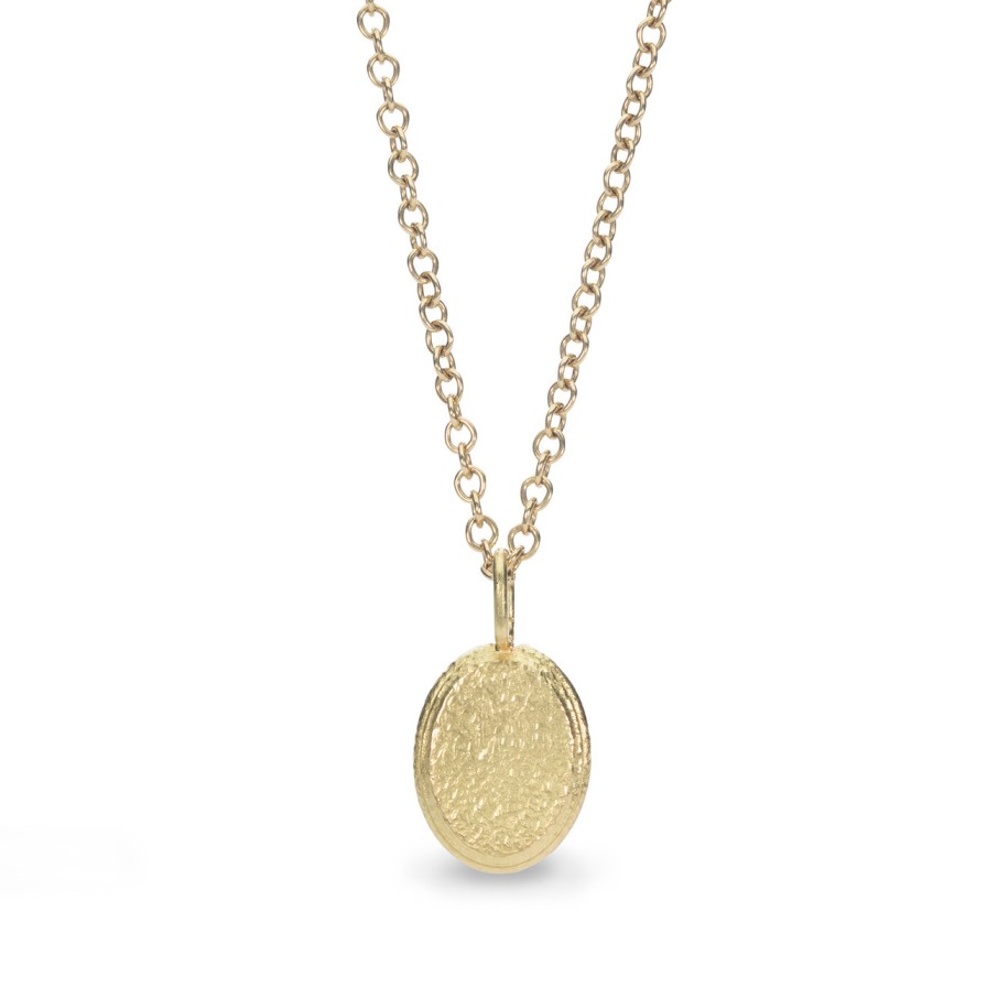 Necklaces Tomfoolery London | Mable'S Table 18Ct Yellow Gold Pendant