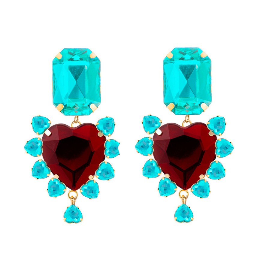 Earrings Tomfoolery London | El Sabor Earrings Red