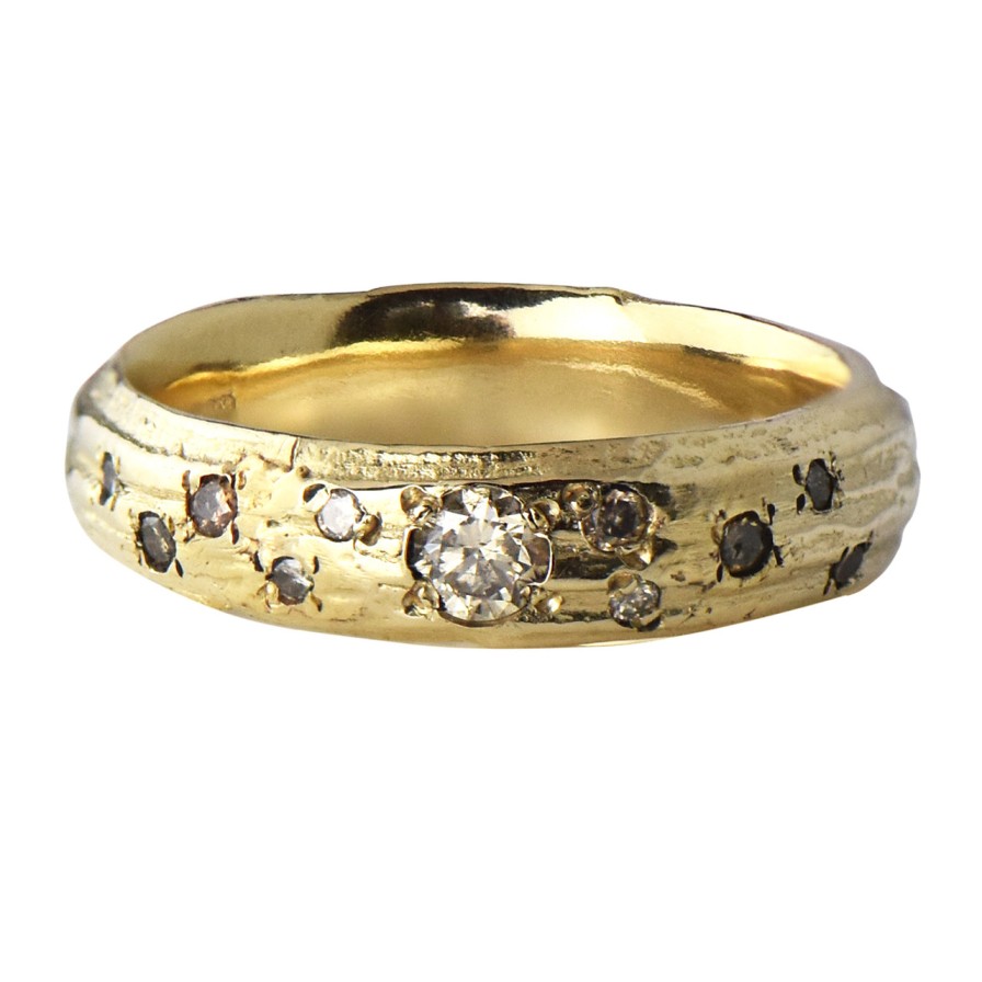 Rings Tomfoolery London | Oak Scatter Diamond Ring