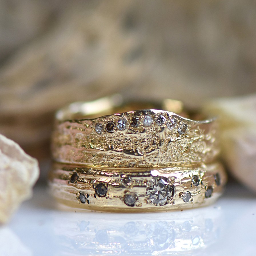 Rings Tomfoolery London | Oak Scatter Diamond Ring