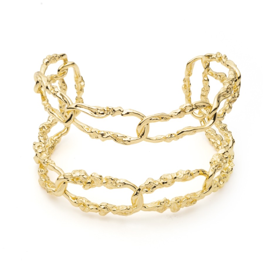 Bracelets Tomfoolery London | Brut Link Double Cuff Bracelet