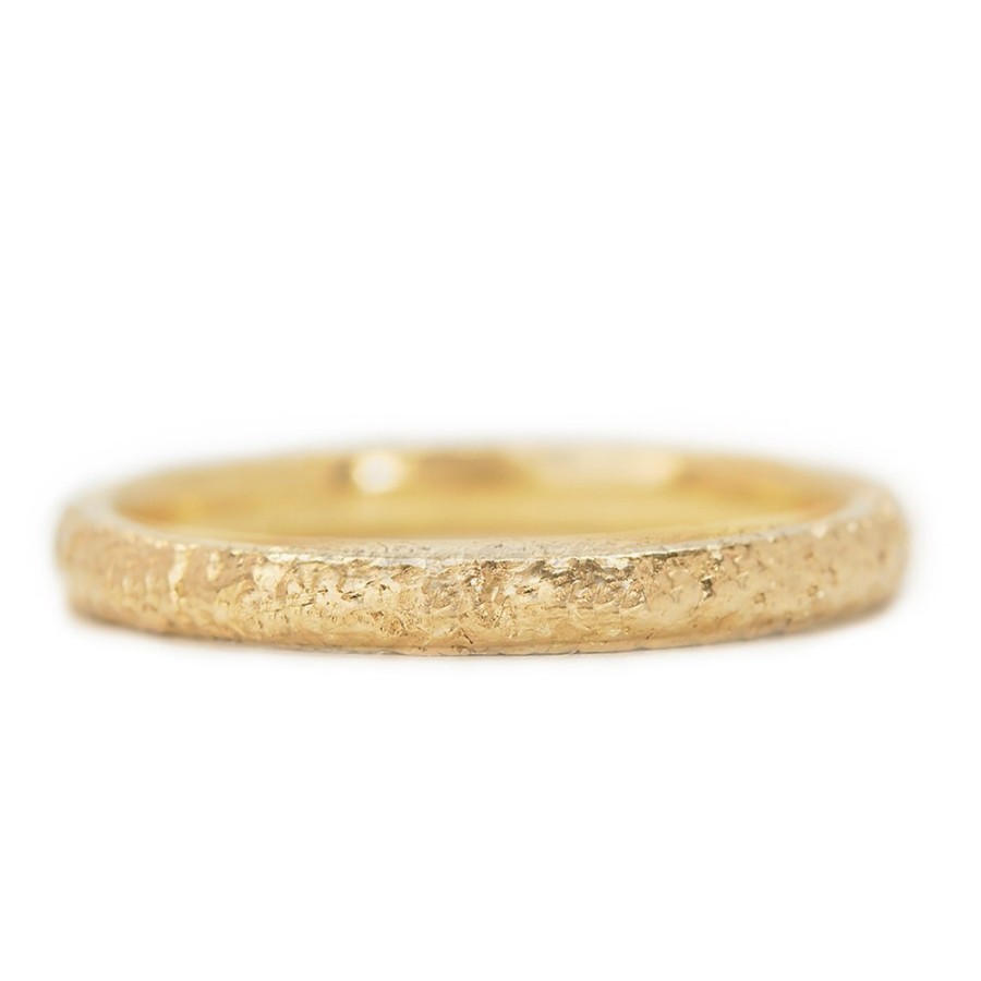 Rings Tomfoolery London | Scattered 18Ct Yellow Gold Wedding Ring 2Mm