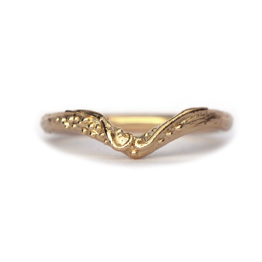 Rings Tomfoolery London | Double Kelp Rockpool Wishbone Ring