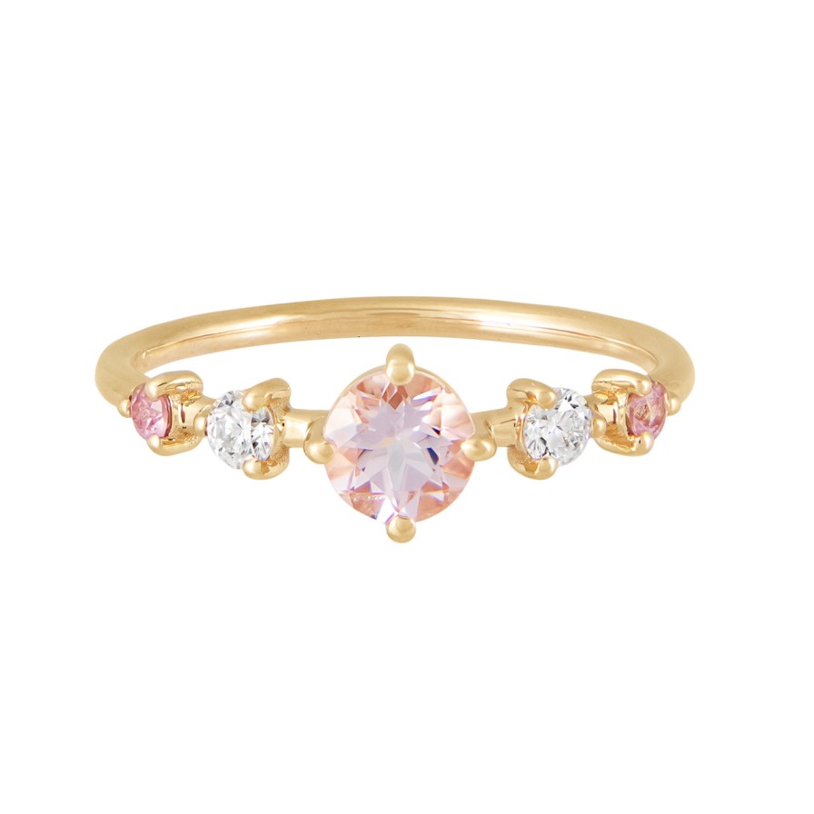 Rings Tomfoolery London | Morganite Medium Horizon Ring