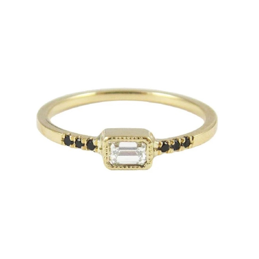 Rings Tomfoolery London | Equilibrium Emerald Cut Diamond Ring