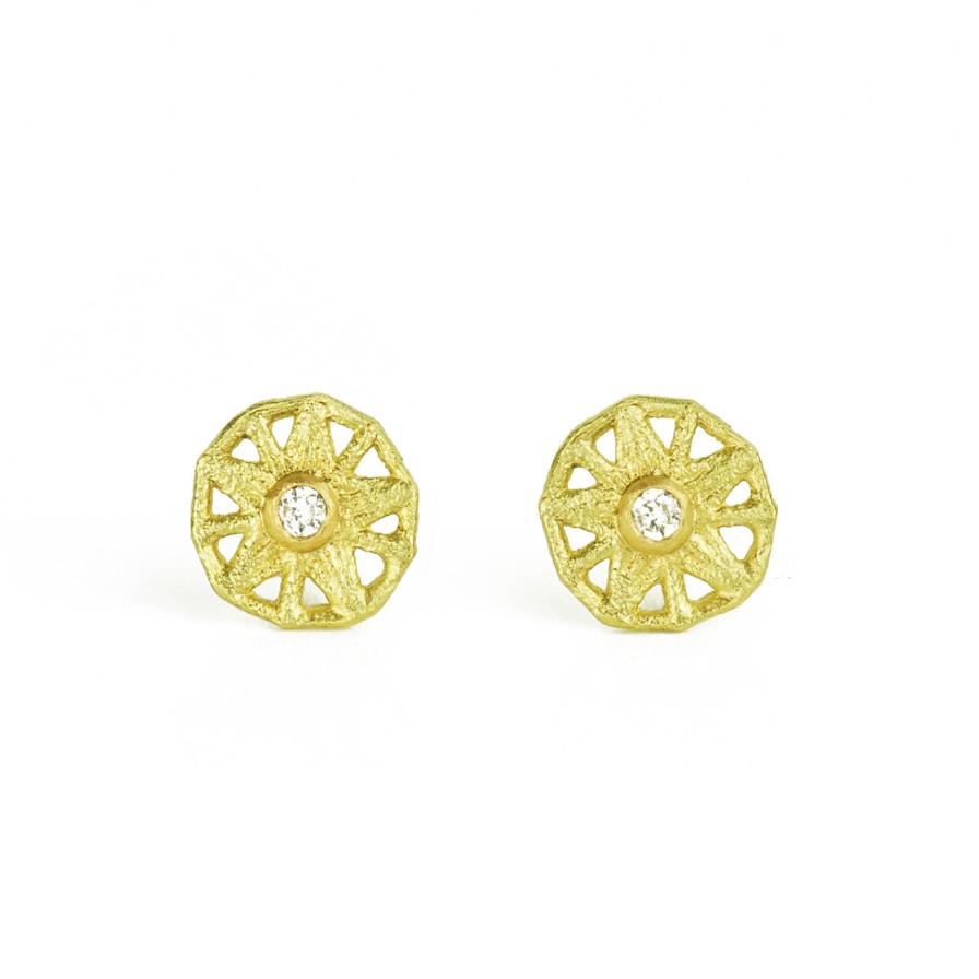 Earrings Tomfoolery London | Diamond Star Studs